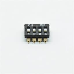 Black 2.54mm DIP Switch KM-2P/3P/4P 5P 6P/8P Gold-Plated Feet SMD 5Pcs(2P 5pcs)