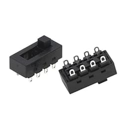 2PCS 12A 250V 3 Position 8 Pin Toggle Slide DIP Switch LQ-103H Hair Dryer Hot Cold Wind
