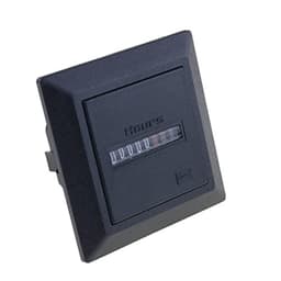 New 50Hz AC 24V 110V 220v Hour Meter Non-Resettable Square Sealed Hours Timer Meter Gauge Counter HM-1 (Color : AC 24V, Size : 60HZ)