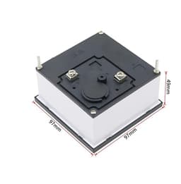 SQ-96 DC Pointer Type 30A/50/100A Analog Ammeter Panel Current Meter 75mv 96x96mm 1Pcs(50A -0-50A)