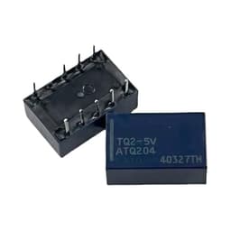 Signal Relay TQ2-5V 3V 12V 24V 48V 1A 10 pins Two Open and Closed(TQ2-5V 2NO 2NC 1A 10-pin)