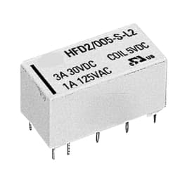 HFD2-005-M-D HFD2-005-S HFD2-005-S-L1 HFD2-005-S-L2 Signal Relay Magnetic Holding Dual Group 1A 125VAC 2A 30VDC 1Pcs(HFD2-005-M-D)