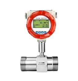 Flow Meter 4-20mA Water Sensor Stainless Steel Threaded