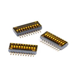 2Pcs SMD SMT Slide Type Switch 1P 2P 3P 4P 5P 6P 8P 10P 1.27mm Position Way DIP Black Pitch Toggle Snap(2 Position)