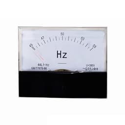 44l1 AC Frequency Meter 45-55Hz 100V 110V 220V 380V Pointer 50Hz 80x100mm Voltmeter Measuring Line 1Pcs(AC45-55Hz 220V)