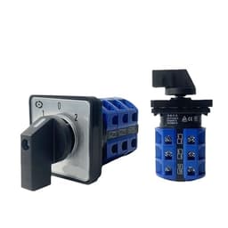 Electrical Rotary Cam Universal Changeover Switch Opotional Position 3 Levels 25A Silver Contact Gear Selector LW26-25/3(01)