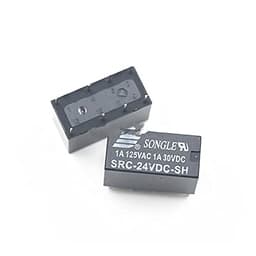 2pcs Src-05 12 24vdc-sh 5V 12V 24V Signal Relay, Two Opening and Closing, 1A 8-pin(5vdc)