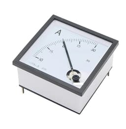 SQ-96 DC Pointer Type 30A/50/100A Analog Ammeter Panel Current Meter 75mv 96x96mm 1Pcs(50A -0-50A)