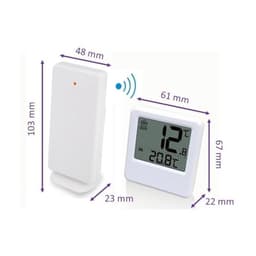 Digital Large Screen Temperature and Humidity Meter Home Indoor Electronic Thermometer Hygrometer Outdoor