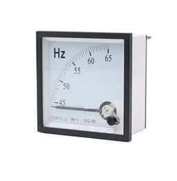 SQ-96-HZ Pointer Type AC 380V Analog Panel Frequency Meter Tester Gauge Indicator 45-65Hz 96x96mm 1Pcs