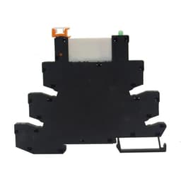 1PC Slim Relay Module Protection Circuit, 6A 12VDC/AC or 24VDC/AC or 230VAC, Socket 6.2mm Thickness 48V 110V(FY-41F-1 12VACDC)