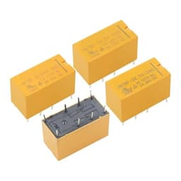 8Pin 2NO 2NC Mini Power Relays PCB Type HUI KE HK19F HK19F-DC5V-SHG HK19F-DC12V-SHG 100Pcs(3V)