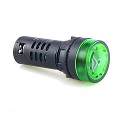 GUMMMY 1PCS AD16-22SM Intermittent Sound,Buzzer Alarm,22MM 12V 24V 110V,220V red Green Yellow. (Color : Red, Size : 220V)