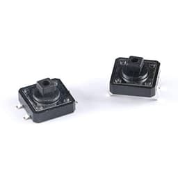 20Pcs 12 * 12 * 7.3mm Square Head DIP/SMD 4 Pin Micro Switch Momentary Tact Push Button Switch(20pcs 12x12x7.3 Dip)