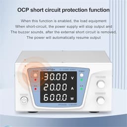 KPS6020D Laboratory Power Supply 60V 20A Adjustable stabilized Variable Digital Regulated Power Supply 30V 20A 100V 10A(30V 20A,220V)