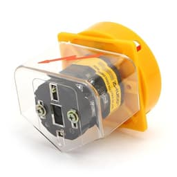 Cam Changeover Switch 25A 2 Pole Off ON Cut-Off Padlock SZW25-80D/2GS