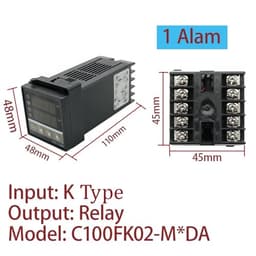 REX-C100 PID Intelligent Temperature Controller Universal REX-C100