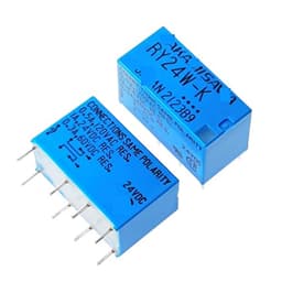 10Pcs RY5W-K RY-5W-K 5VDC RY12W-K RY-12W-K 12VDC RY24W-K RY-24W-K 24VDC DIP-8 1A 5V 12V 24V Signal Relay(12v)