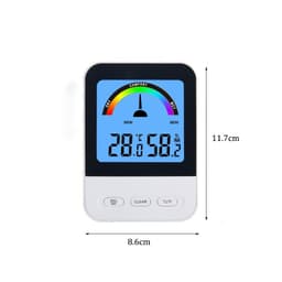 ABS Digital Electronic Temperature Humidity Meter for Indoor Dry Wet Comfort Guidance