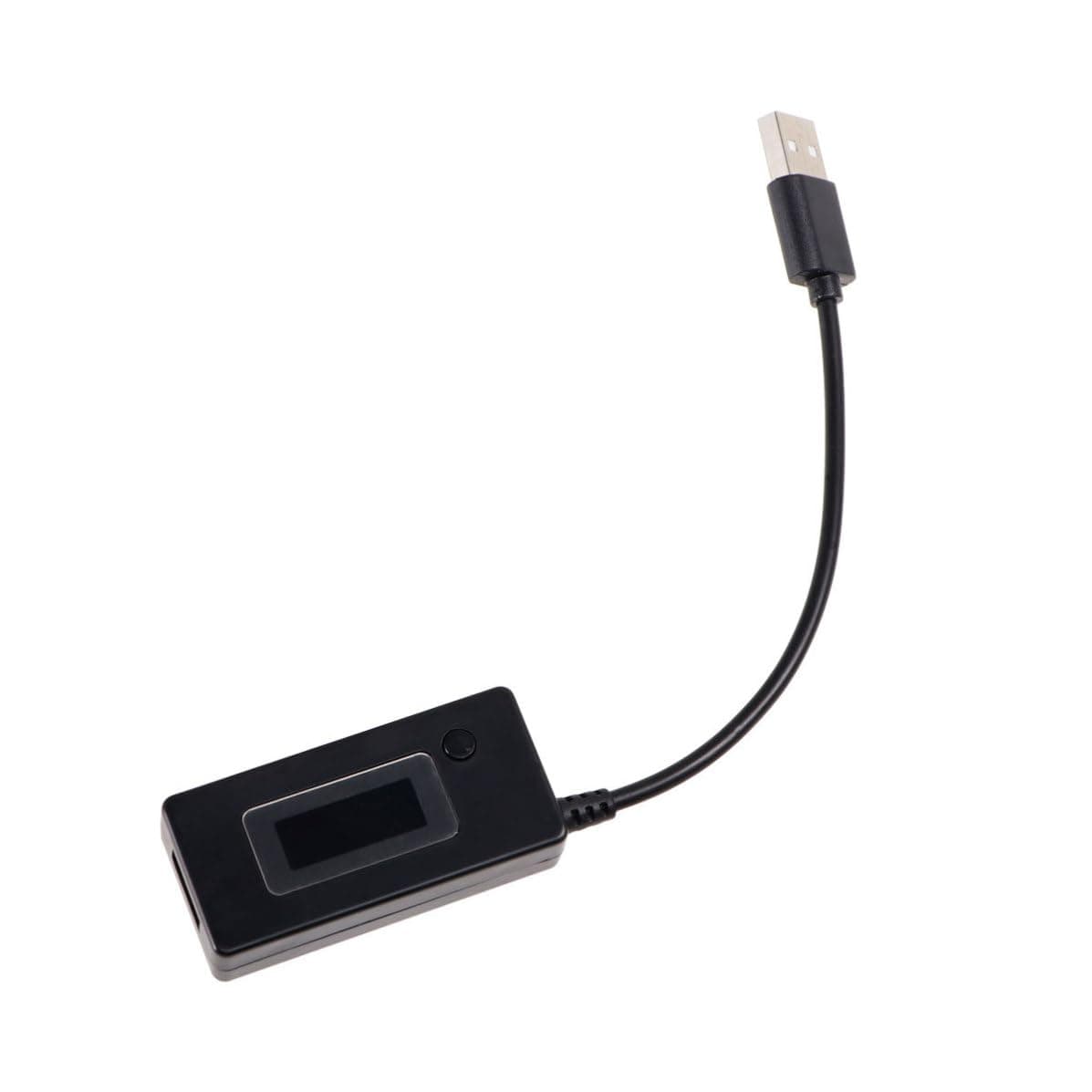 USB Voltage Current Tester LCD Meter for Power Bank Capacity Checks