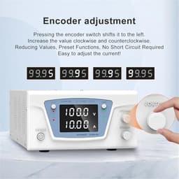 KPS6020D Laboratory Power Supply 60V 20A Adjustable stabilized Variable Digital Regulated Power Supply 30V 20A 100V 10A(30V 20A,220V)