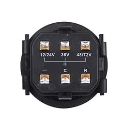LED Battery Indicator, 12V/24V/36V/48V/72V LED Digital Battery Indicator Gauge with Hour Meter Replacement for Cart