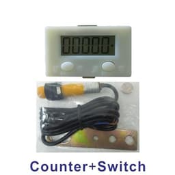 LCD Digital Electrical Counter 5 Digit Display Accumulation with Magnetic Switch Sensor Punch Machine Meter(Counter Only)
