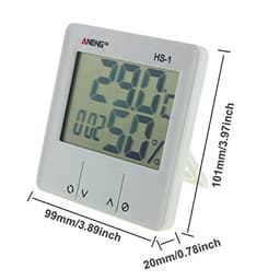 Indoor LCD Electronic Temperature Humidity Meter Digital Thermometer Hygrometer Weather Station Alarm Clock