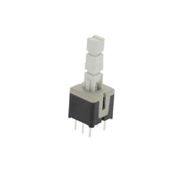 10pcs 8.5 * 8.5 Mm 6 Pin Mini Self-Locking/Momentary Push Button Switch DIP DPDT Multimeter