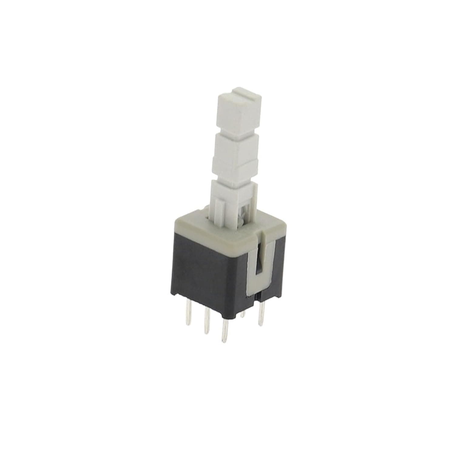 10pcs 8.5 * 8.5 Mm 6 Pin Mini Self-Locking/Momentary Push Button Switch DIP DPDT Multimeter