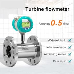 1pcs Digital Fuel Sensor 4-20mA Output Water Flow Meter(DN25-4-20mA-SS316)