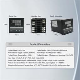 PID Digital Temperature Controller REX-C700 C 700 Universal Input Relay