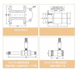 Liquid Flow Meter 4-20mA Pipeline Hydraulic 485 Sensor(DN15 thread RS485)