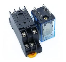 GUMMMY 1set MY2P HH52P MY2NJ Relay 12V 24V DC /12V 24V AC Coil Quality General Purpose DPDT Micro Mini Relay (Size : AC 12V)