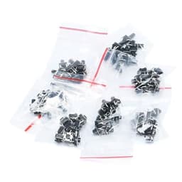 70Pcs Middle 4pin 6X6x4.3/5/6/7/8/9/10mm Switch Tactile Push Button Switches DIP 4P Micro