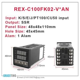 PID Digital Intelligent Temperature Controller REX-C100 Universal