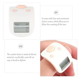 Rechargeable Silicone Digital Finger Counter Ring
