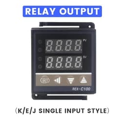 Rex-C100 Digital PID Thermostat SSR Relay Output K J E Type