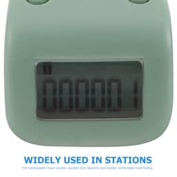 Rechargeable Digital Finger Counter Ring Electronic Screen with Six Digit