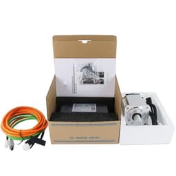 A5 220V 3000RPM IP65 200W 400W 600W 750W 1000W AC Servo Motor Controller Driver Kit AC Servo Motor Driver Controller Kit(200W 17Bit Increment)