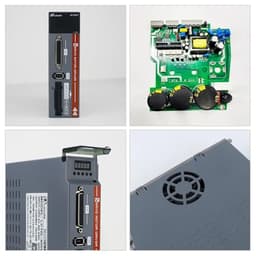 A5 220V 3000RPM IP65 200W 400W 600W 750W 1000W AC Servo Motor Controller Driver Kit AC Servo Motor Driver Controller Kit(200W 17Bit Increment)