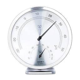 Stainless Machanical Thermo-Hygrometer Mechanical Induction Element no Need Battery Temperature and Humidity Meter
