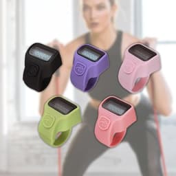 Battery Power Digital LCD Electronic Hand Number Counter 5 Digital Counter Clickers for Good Counting Lap Jewelry Counting Tool