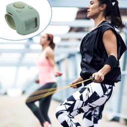 Mini Digital Finger Counter Ring, USB Rechargeable Lap Tally Device
