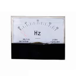 44l1 AC Frequency Meter 45-55Hz 100V 110V 220V 380V Pointer 50Hz 80x100mm Voltmeter Measuring Line 1Pcs(AC45-55Hz 220V)