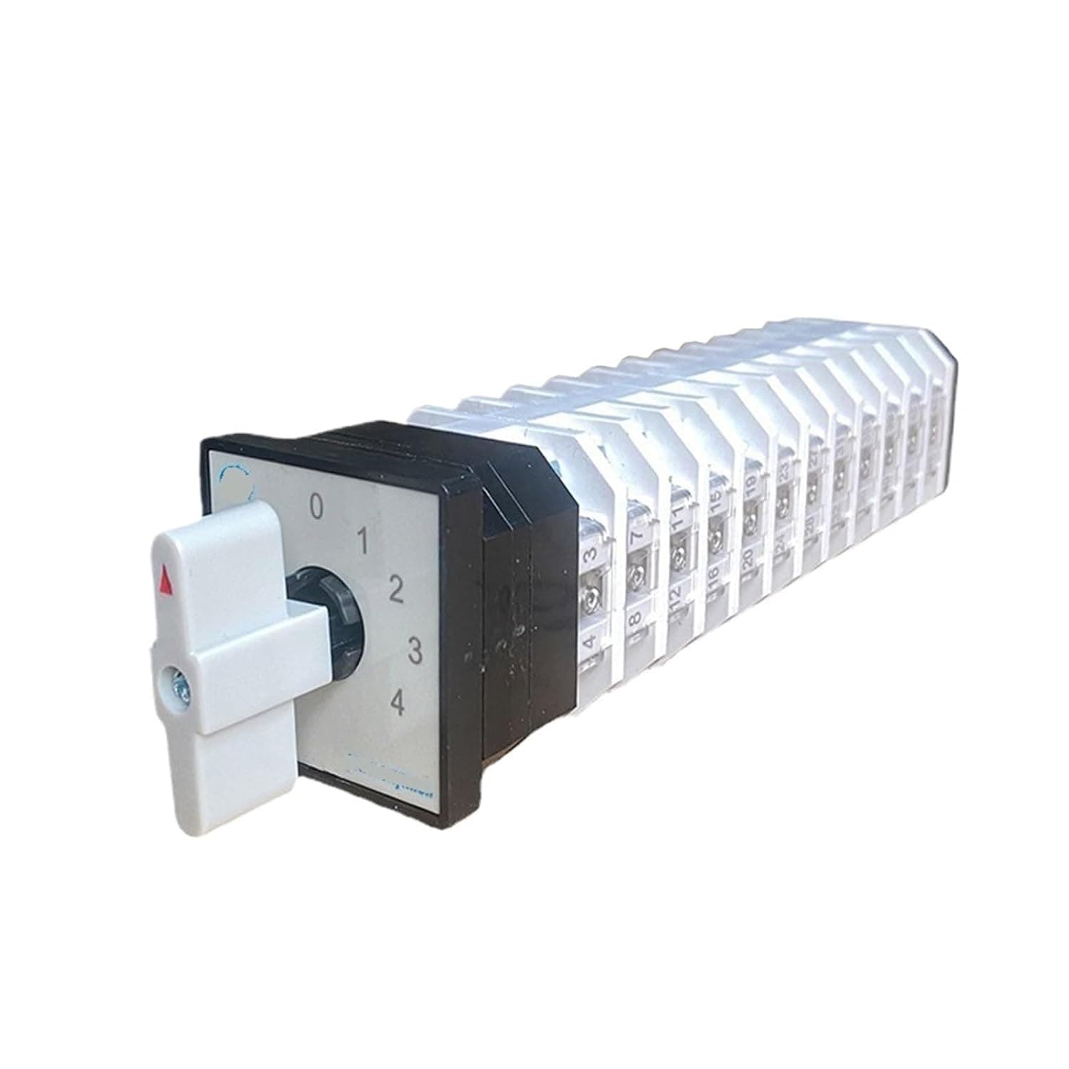 0-4 Positions LW12-16/12 Cam Switch Changeover Rotary Selector 12 Poles Knots 48 Terminals 16A