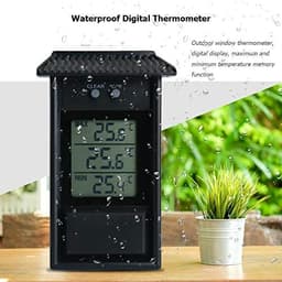 Waterproof Digital Outdoor Thermometer Hygrometer Refrigerator Temperature Humidity Meter