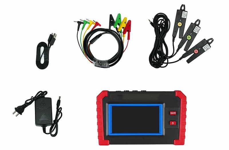 Three-Phase Digital Phase Volt-Ampere Meter with Harmonics 2nd–21st