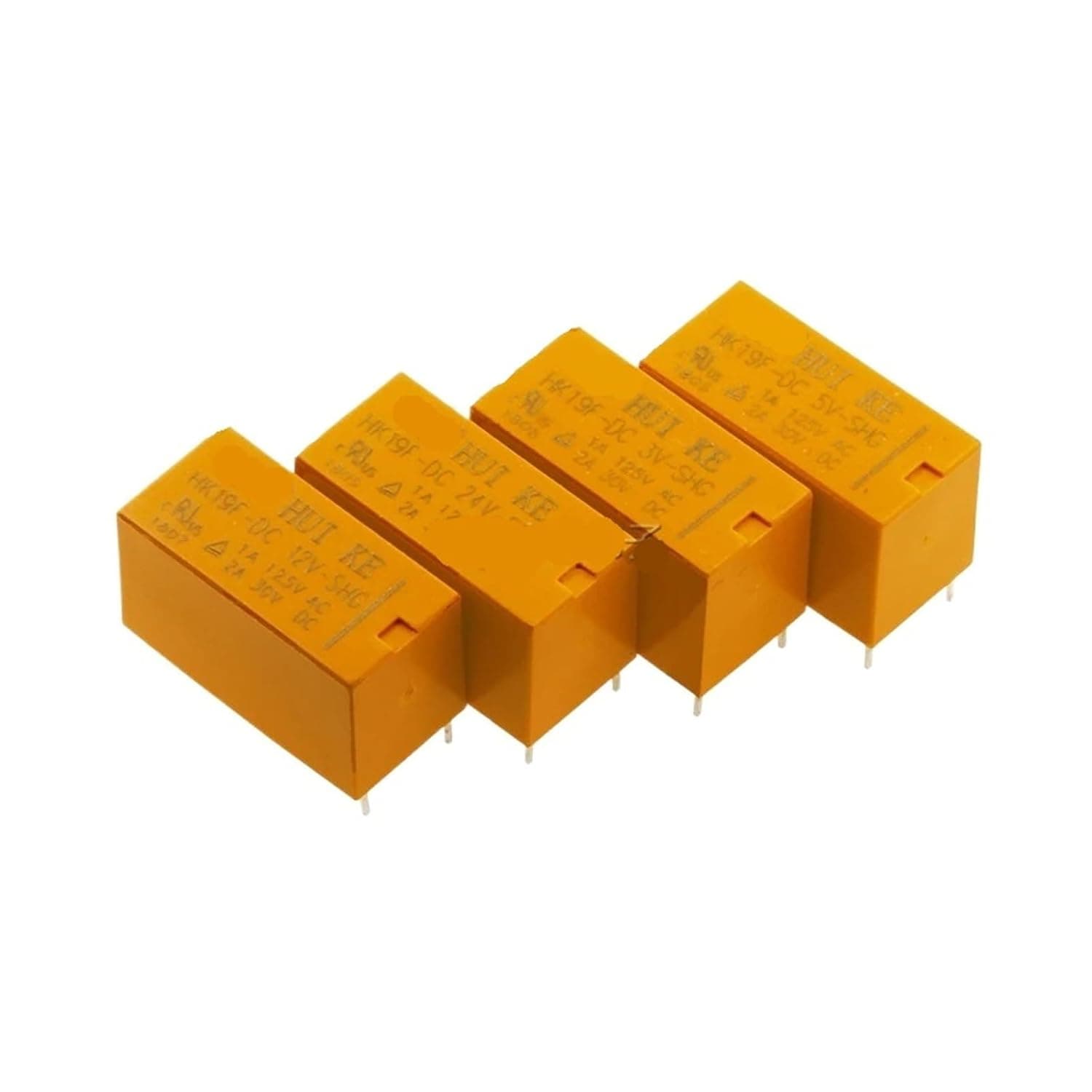 50PCS/Lot Signal Relay HK19F-DC3V DC5V DC6V DC9V DC12V DC24V-SHG 1A 125AVC 30VDC 8PIN(3V)