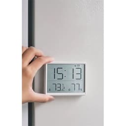 ABS Wall-Mounted Digital Clock Multifunctional Temperature Humidity Meter